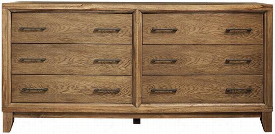 Sloane 6-drawer Dresser - 33""hx69"&;quot;wx22""d, Brown