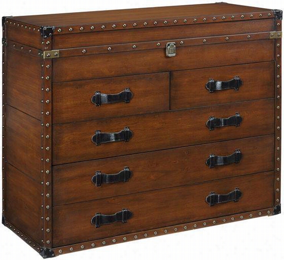 Steamed Trunk Cabinet - 30&qu Ot;"hx35""w, Brown