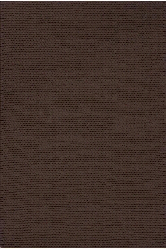 Stitch Area Rug - 5'x8', Chocolate Brown