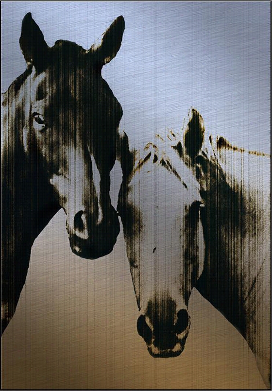 The Duo Metal Wall Art - 30""hx21&qupt;"wx2&quo;t"d, Kim  Curinga