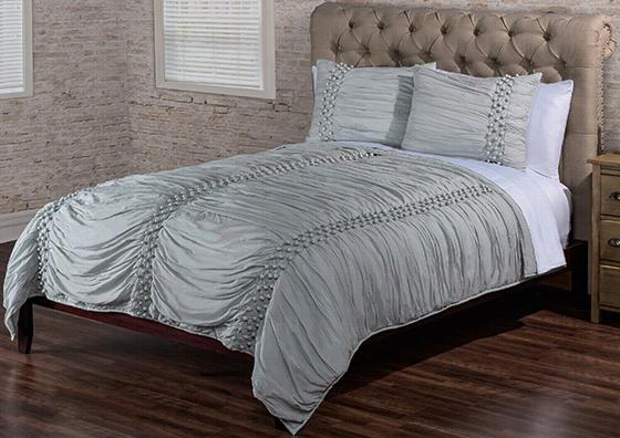 Thistle Grove Quilt - King, Salt Blue