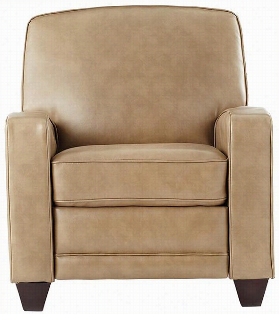 Trevor Push Back Recliner -  38""hx355""wx36""d, Dark Putty