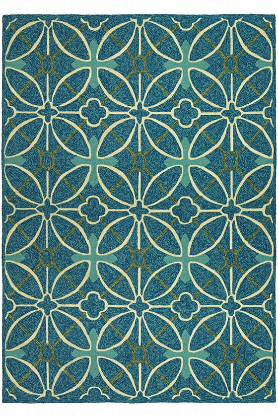 Venera Area Rug - 3'6""x5'6"", Aqua Blue