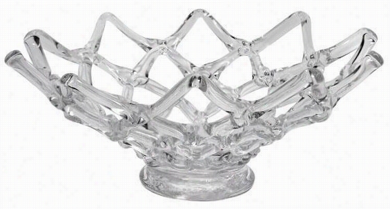 Web Bowl - 7&quo T;q&uot;hx18.75""d, Clear