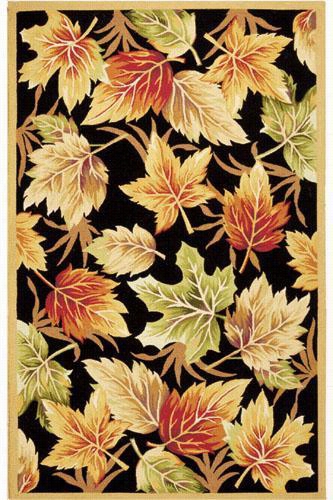 Windwept  Area Rug - 2'6""x4, Black