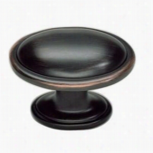 Atlas Homewares 316-vb Austen 1-1/3"" Oval Knob In Venetian Brown