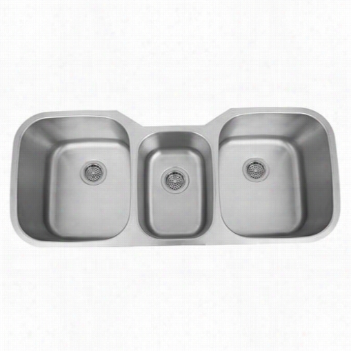 Barclay Ksstb25988-ss Marian 46"" Triple Bowl Kitchen Sink