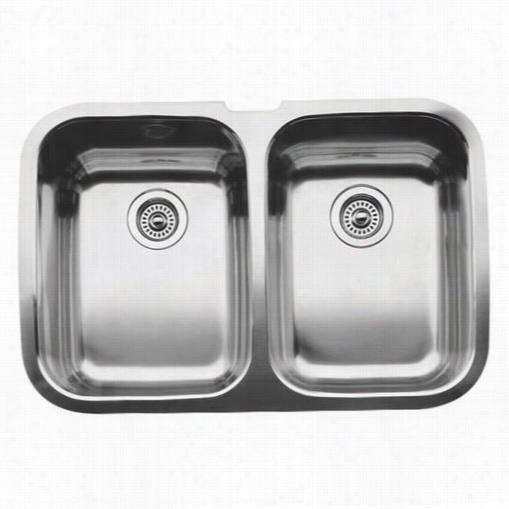 Blanco 440207 Blancosupreme Ii Double Bowl One Piece Undermount Kitchen Sink