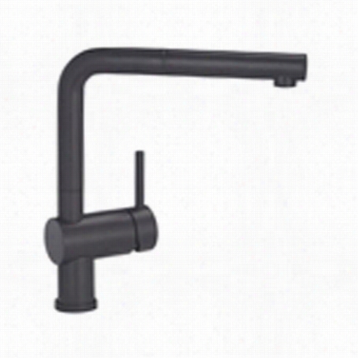 Blanco 441199 Linus Single Handle Pulolt Kitchen Faucet In Anthracite