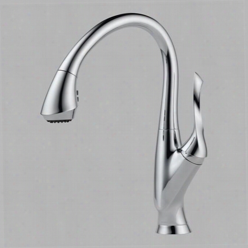 Brizo 63052lf-pc Belo Single Handle Pul Down Kitchej Faucet In Chrome