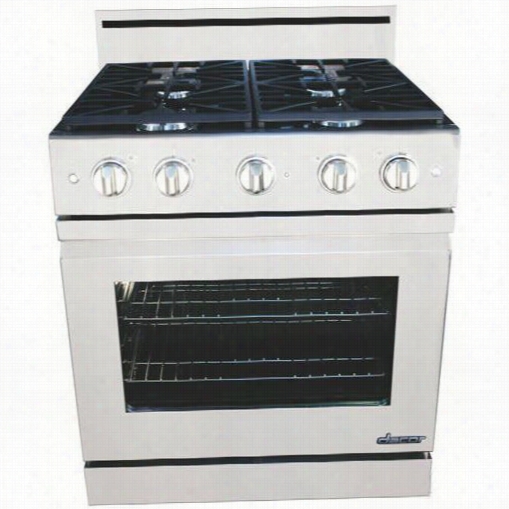 Dacor Dr30gifs Distinctive 30&quott;" Stainless Steel Slidein Gas Range With Flush Handle And High Altitude