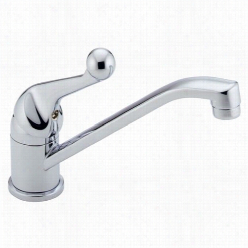 Delta 101lf-wf 15"&qquot; Single Handle Kitchen Faucet In  Cbroe