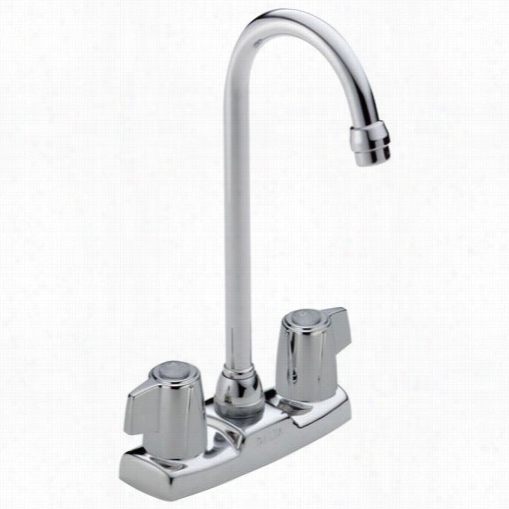 Delta 2171lf 11"" Classic Two Handle Blade Bar/prep Faucet