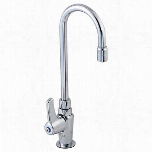 Delta  2 7c643 Single Lever Blade Handle 1.5gpm Kitchen Faucet Upon Gooseneck Spout