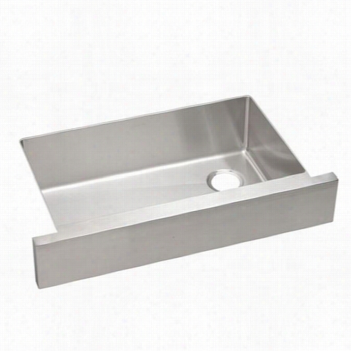 Elkay Ectruf301179rr Crosstown 30&quott;" Single Bowl Apron Front Kitchen Sink In Polishe Satin