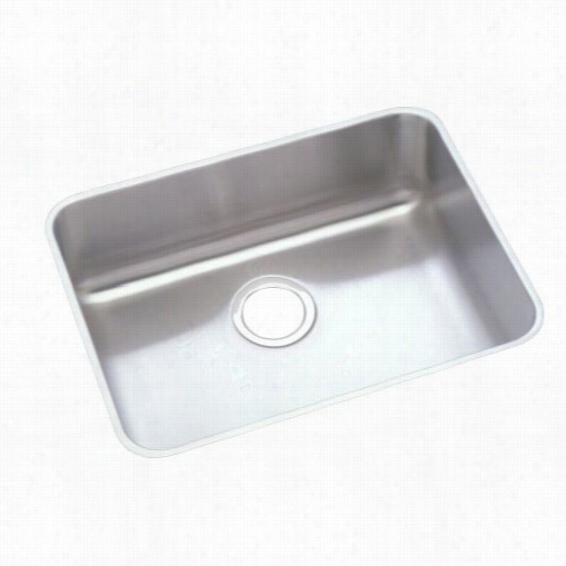 Elkay Eluh211510 Lustertone 10"" Deeep Single Bowl Undermount Sink  With Reeveeal