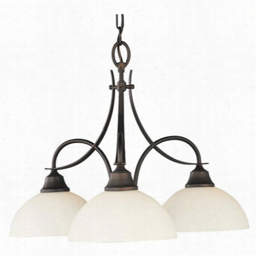 Feiss F18885/3orb Boulevard Kitchen Chandelier In Oil Rubbed Bronnze