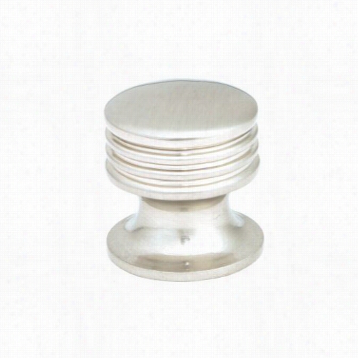 Giagni Kb-23-sn 1"" Ringed  Round Knob In Satin Nick El