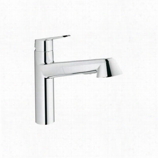 Grohe33330002 Euroodisc Cosm Opolitan Pull-out Spray Head Kitcheen Faucet