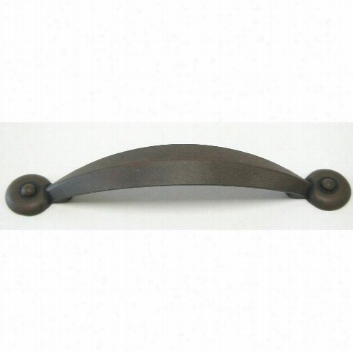 Top Knobs M1237 Angle Pull 3-3/4"" ; Cc In Patina Roueg