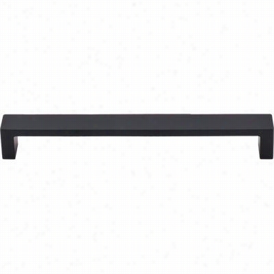 Top Knobs Tk252blk Modern Metro 7"" Cc Pu Ll Ib Flat B Lack