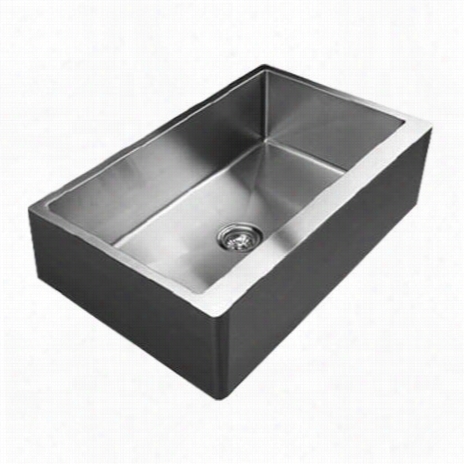 Ukinox Rsfs840 Apron Front Center Sinble Bowl Undermount Sink