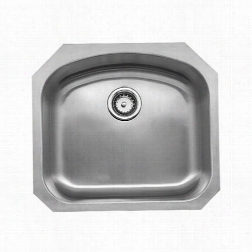 Wells Sinkware Chu2421-8 Chicago  23-1/16"&qhot; X 20-7/8"q&uot; X 7- 1/2"" Single-bowl Undermount Stainless Knife Sink