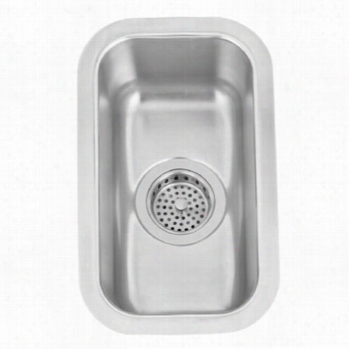 Barclay Psssb2038-ss Nestor 9"" Rectangular Prep Sink In Stainless Steel