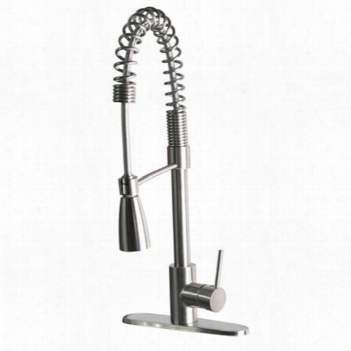 Belle Foret Ss-whlx78575 Pre-rinse Commercial Single Handle Pull Do Wn Kitchen Faudet