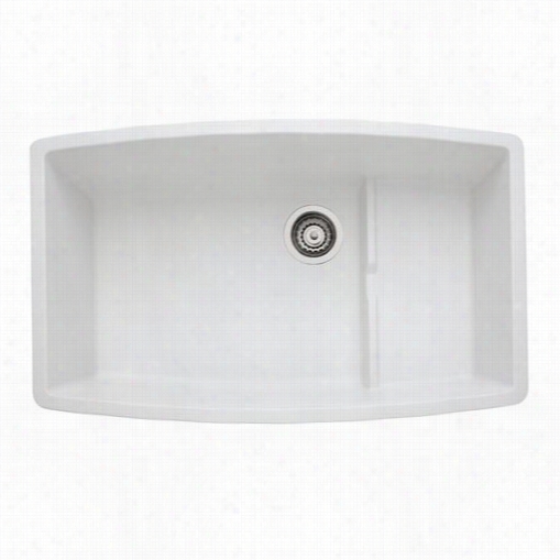 Blanco 440066 Performa Cascadw Whitw Super Single Goblet Silgranit Undermount Sink In The Opinion Of Lede