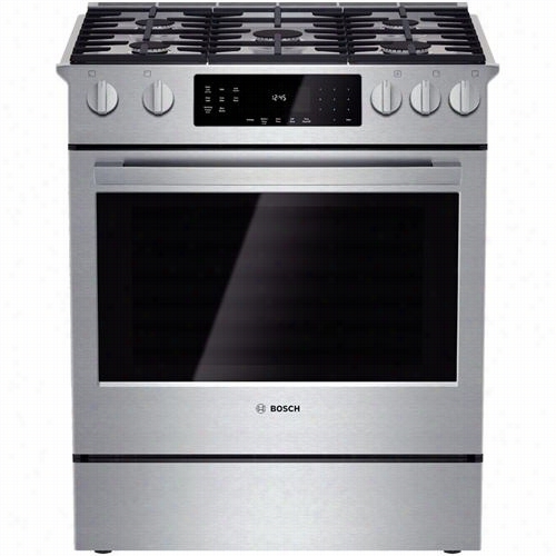 Boch Hgi8054uc 800 Series 30"" Gas Slide -in Range In Staainless Steel