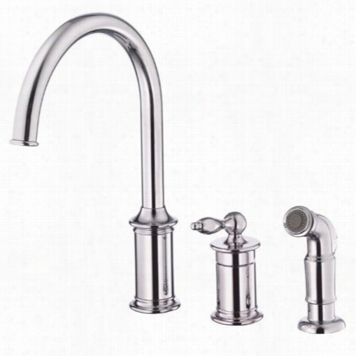 Dnze D409010 Pprince Single Treat Kitchenfaucet With Spray