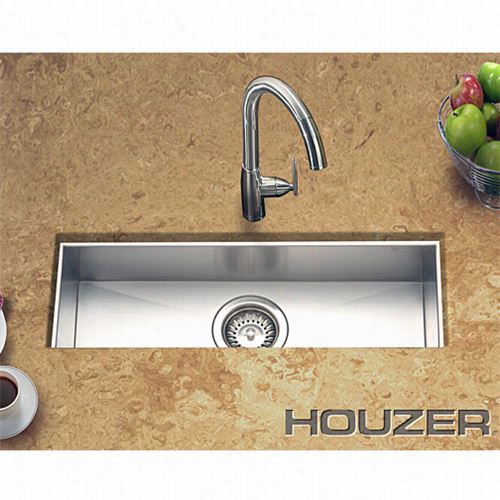 Houzer Ctb-2385 Contempo Zero Radius Undermount Trough Bar Be Depressed