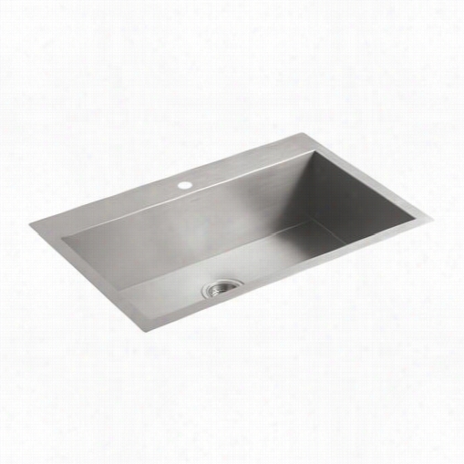 Kohler K-3821 Vault 33""l Undermoubts Ingle Bowl Kitchen Sink