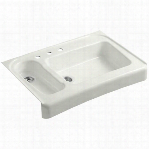 Khler K-6536 Assure Barrier Free Ile-in/uundermount Double Equal Kitchen Sink