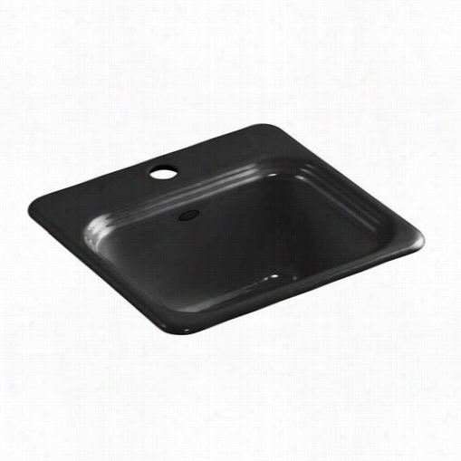 Kohler K-6579-1 Northland 1 Ho Le Single Bsin Czst Iron Bar Sink