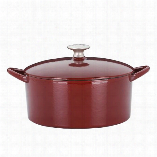 Mario Batali 826792 4 Two Pints Chianti Roound Dutch Oven