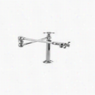 Newport Brass 9483 Traditional Deck Mount Pot Filler With Cross Handles