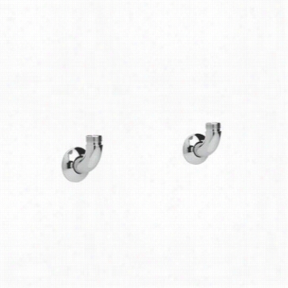 Rohl U.6792apc-2 Wall Unions For Brideg Kitchenn Faucet In Polished Chrome