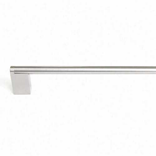 Top Kn Obs M046 Princetonian Bar Pull 15"" Cc In  Brushed Satin Nickel