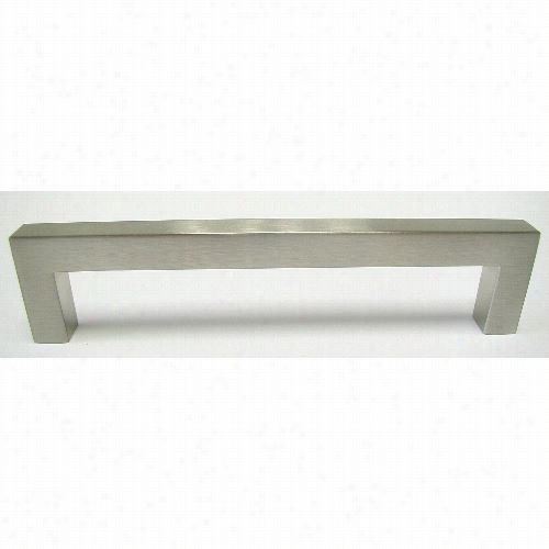 Top Knobs M1158 Square Bar Pull 5-1/16"" Cc In Brushed Satinn Nickel