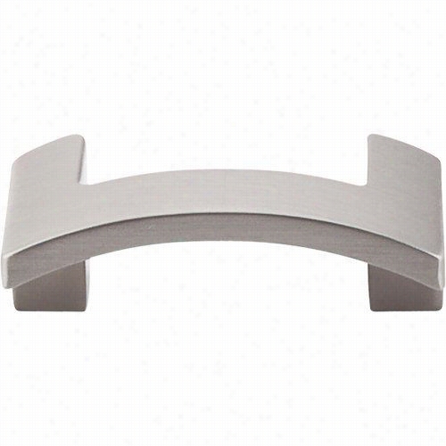 Top Knobs Tk248bsn Euro 1-3/4"" Cc Arched Knob In Brushed Satin Nickel