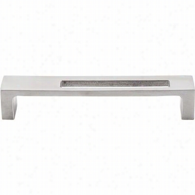 Top Knobs  Tk266ss Recent Metrl 5"" Cc Slot Pull In Brushed Stainless Steel