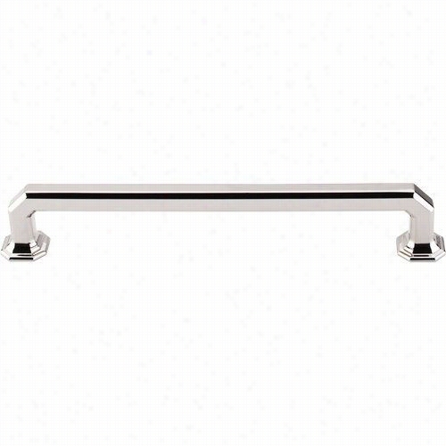 Top Knobs Tk289pn Chareau 7&"&quott; Cc Emwrald Pull In Pollished Nickel