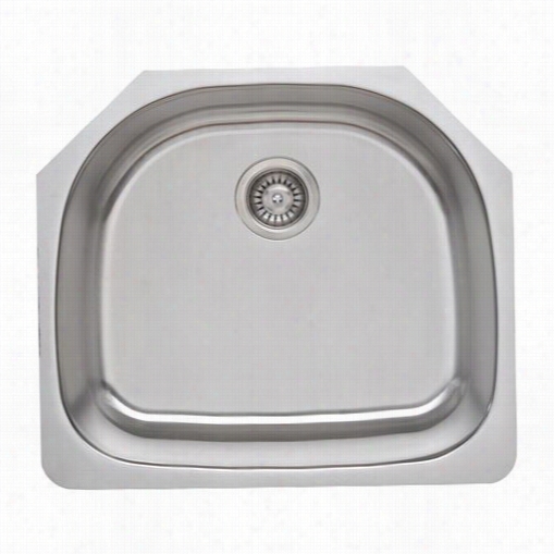 Wells Sinkware Cmu2421-9d Craftsmen 23-1/2"" X 21&quoot;&quott; X 9"& Quot;  Single-bow L Topmout Stainless Steel Sink