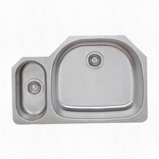 Wells Sinkware Cmu3221-59d-1  Craftsmen 31-3/4"" X 20-7/8"" X 9"" Double-bowl Topmount Stainless Steel Sink Violin 