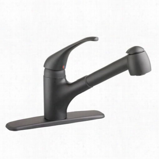 American Standard 4205.104.242 Reliant Pull Out Single Handle Kitchen Faucet In Matte Black