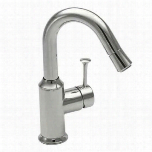 American Standard 4332.410.002 Pekoe Lever Handle Bar  Faucet In Polished Chrome With Pull Out Spray