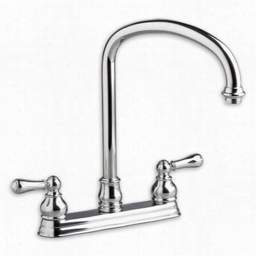 American Standard 4771732.224 Hampton 2 Handle High Arc Kitchen Faucet