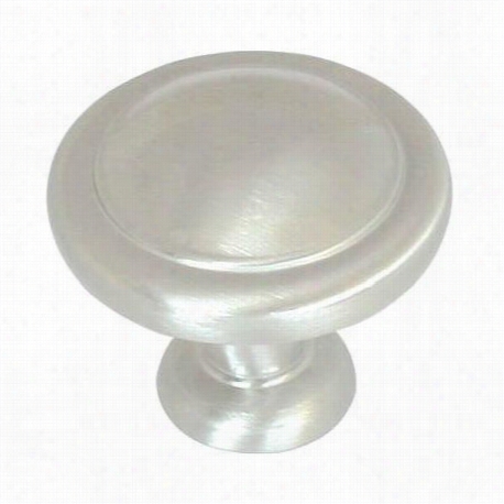 Ameeock Bp1387g10 Reflections 1-1/4"" Round Knob In Satin Nickel